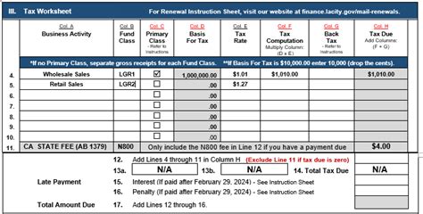 Annual Business Tax Renewal .